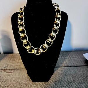 Thick Gold Plated Nine West necklace